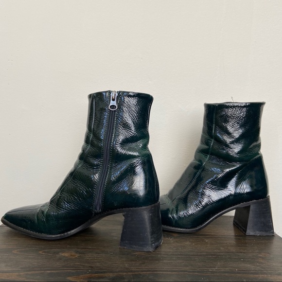 L’intervalle | BOGART GREEN LEATHER BOOTS - Picture 5 of 8